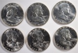 6 1962 FRANKLIN HALVES CH BU