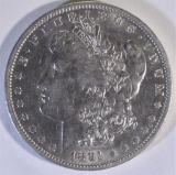 1891-O MORGAN DOLLAR  AU/BU
