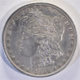 1886-S MORGAN DOLLAR  AU