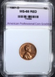 1961-D LINCOLN CENT APCG SUPERB GEM+