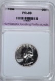 1964 WASHINGTON QTR NGP SUPERB