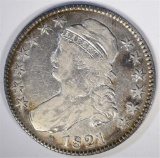 1821 CAPPED BUST HALF DOLLAR XF