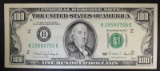 1990 $100 FEDERAL RESERVE NOTE (B)