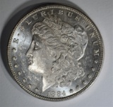 1884 MORGAN DOLLAR  CH BU PL