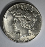 1927 PEACE DOLLAR  AU/BU