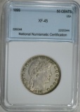 1899 BARBER HALF DOLLAR NNC XF