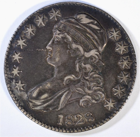 1828 CAPPED BUST HALF XF/AU