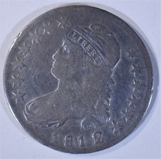 1812/1 CAPPED BUST HALF DOLLAR FINE