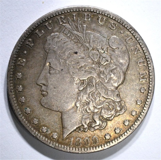 1899 MORGAN DOLLAR, XF SEMI-KEY