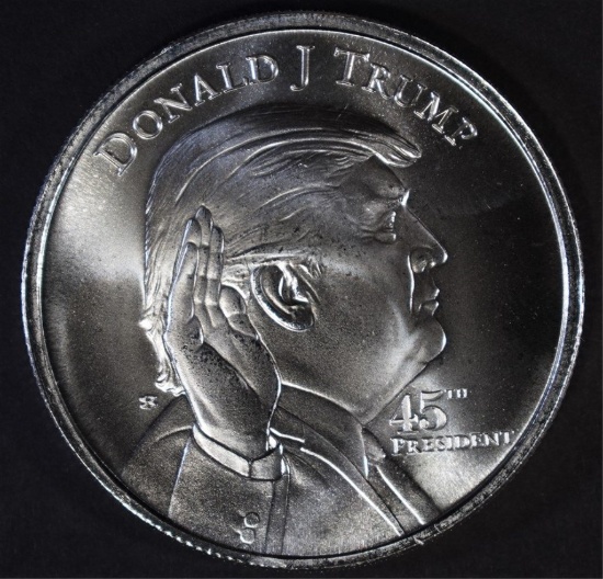 DONALD TRUMP/WHITEHOUSE 1oz SILVER ROUND