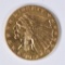 1912 $2.50 INDIAN GOLD AU+