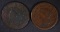 1818 VG/F & 1853 VF LARGE CENTS