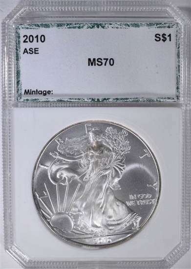 2010 AMERICAN SILVER EAGLE PCI PERFECT GEM BU