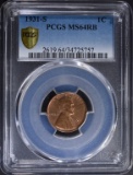 1931-S LINCOLN CENT PCGS MS-64RB KEY DATE