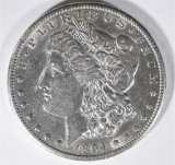 1894-S MORGAN DOLLAR  AU+