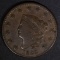 1822 LARGE CENT VF/XF LOOK LIKE HAIR