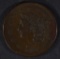 1839 LARGE CENT, VF/XF