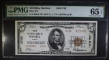 1929 TY. 2  $5 NATIONAL CURRENCY  PMG 65EPQ