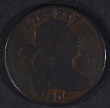 1805 LARGE CENT, VG/FINE