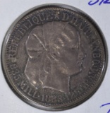 1883 SILVER 50 CENTS HAITI SEMI-PL