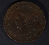 1819 LARGE CENT, XF