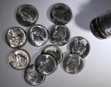 BU ROLL OF 1938-S JEFFERSON NICKELS