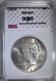 1926-S PEACE DOLLAR RNG CH BU+