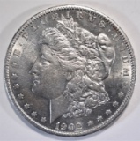 1902-S MORGAN DOLLAR  AU-UNC