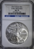 2010 AMERICAN SILVER EAGLE NGC MS 70