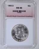 1963-D FRANKLIN HALF DOLLAR WHSG