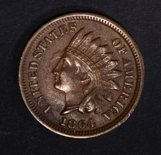 1864 INDIAN CENT, AU