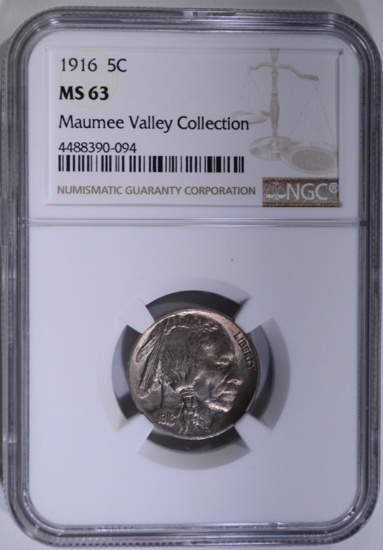 1916 BUFFALO NICKEL, NGC MS-63