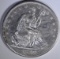 1849-O SEATED LIBERTY DOLLAR  AU+