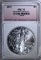 2001 AMERICAN SILVER EAGLE WHSG GRADED