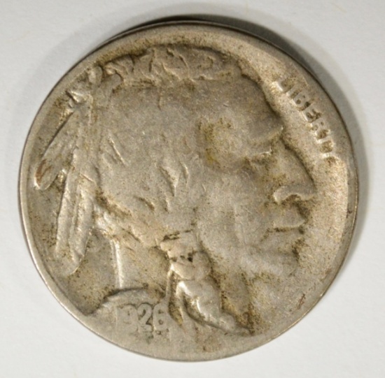 1926-S BUFFALO NICKEL, VF/XF