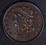 1832 CLASSIC HEAD HALF CENT  CH UNC+