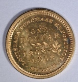 1903 LOUISIANA PURCHASE/McKINLEY GOLD $1.00