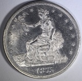 1875-CC TRADE DOLLAR  CH BU