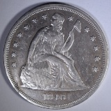 1846 SEATED DOLLAR  CH BU