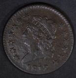 1812 CLASSIC HEAD LARGE CENT  VF+