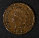 1908-S INDIAN HEAD CENT, FINE+