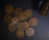 FULL ROLL OF 50-AVG CIRC 1903 INDIAN CENTS