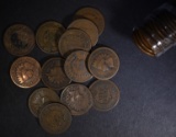 FULL ROLL OF 50-AVG CIRC 1888 INDIAN CENTS