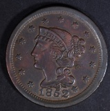 1852 LARGE CENT  AU