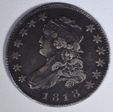 1818 CAPPED BUST QUARTER  XF