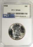 1960 FRANKLIN HALF DOLLAR PCI SUPERB