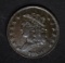 1826 HALF CENT, XF/AU