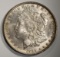 1889 MORGAN DOLLAR, CH BU GORGEOUS TONING REV