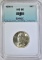 1936-S WASHINGTON QUARTER, EMGC GEM BU