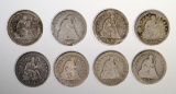 CIRC SEATED QUARTER LOT: